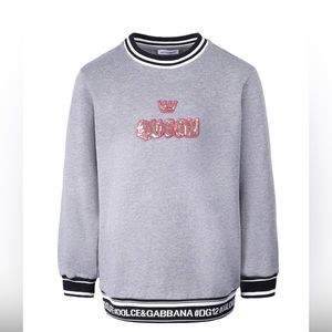 Dolce&Gabbana “Queen “sweatshirt dress, size 5 little girls